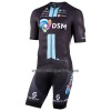 Set Fietsshirt + Korte Koersbroek 2023 Team DSM Version Wit